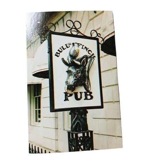 Cheers Bull Finch Pub Boston Massachusetts Postcard Vintage Unposted 1982 - Picture 1 of 2